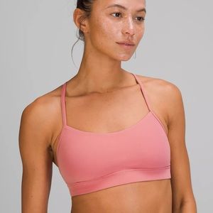 Lululemon Flow Y Nulu Bra *Light Support, A-C cups (Pink Blossom, size 4)